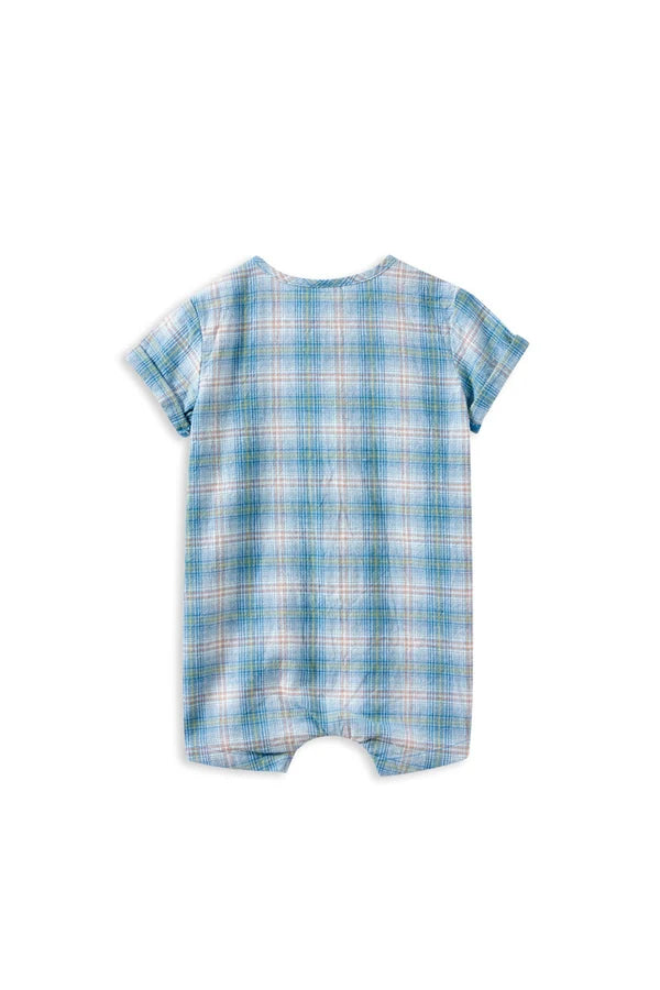 Dusty Check Playsuit