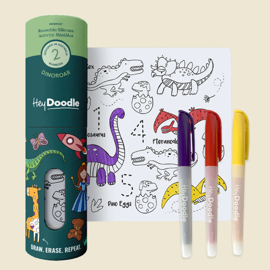 PRE-ORDER: DinoRoar Mini Colouring & Doodle Mat – Sugar & Spice - The ...