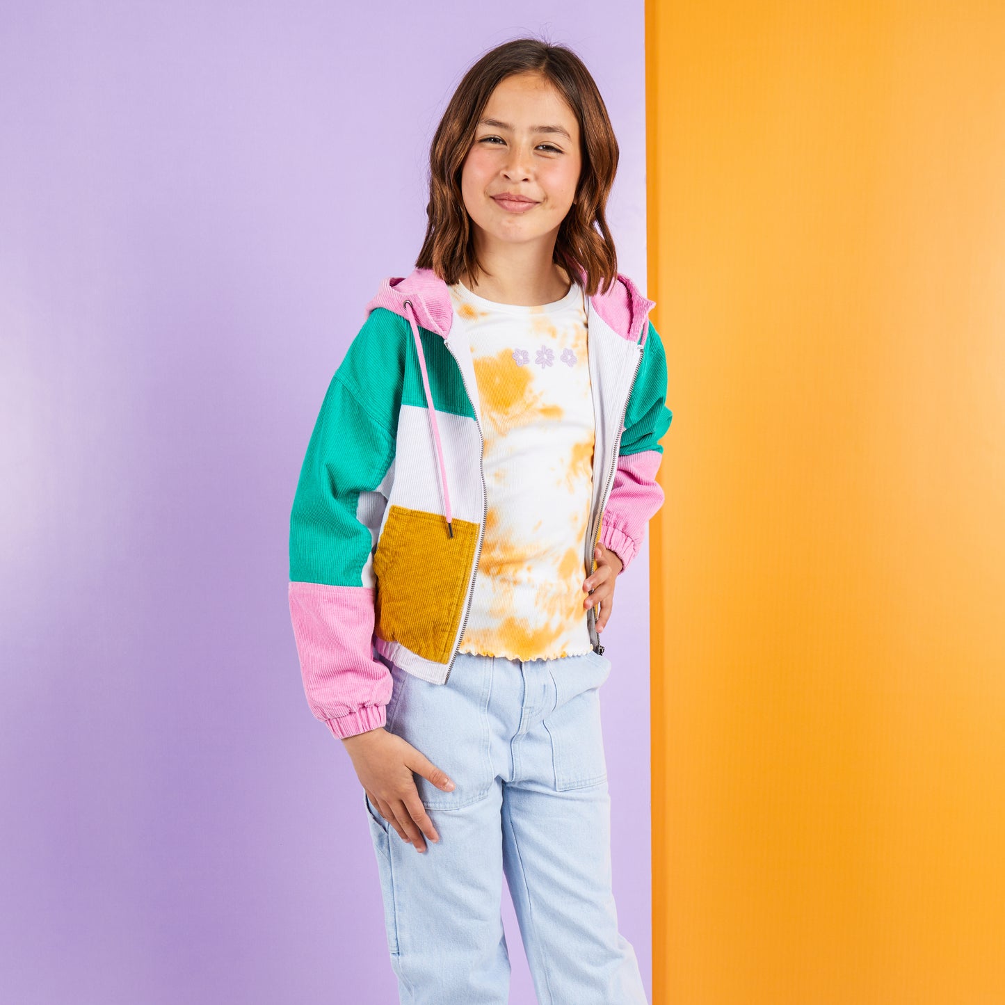 Malibu Tie Dye Tee in Melon - Lucky Last! (Size 14)