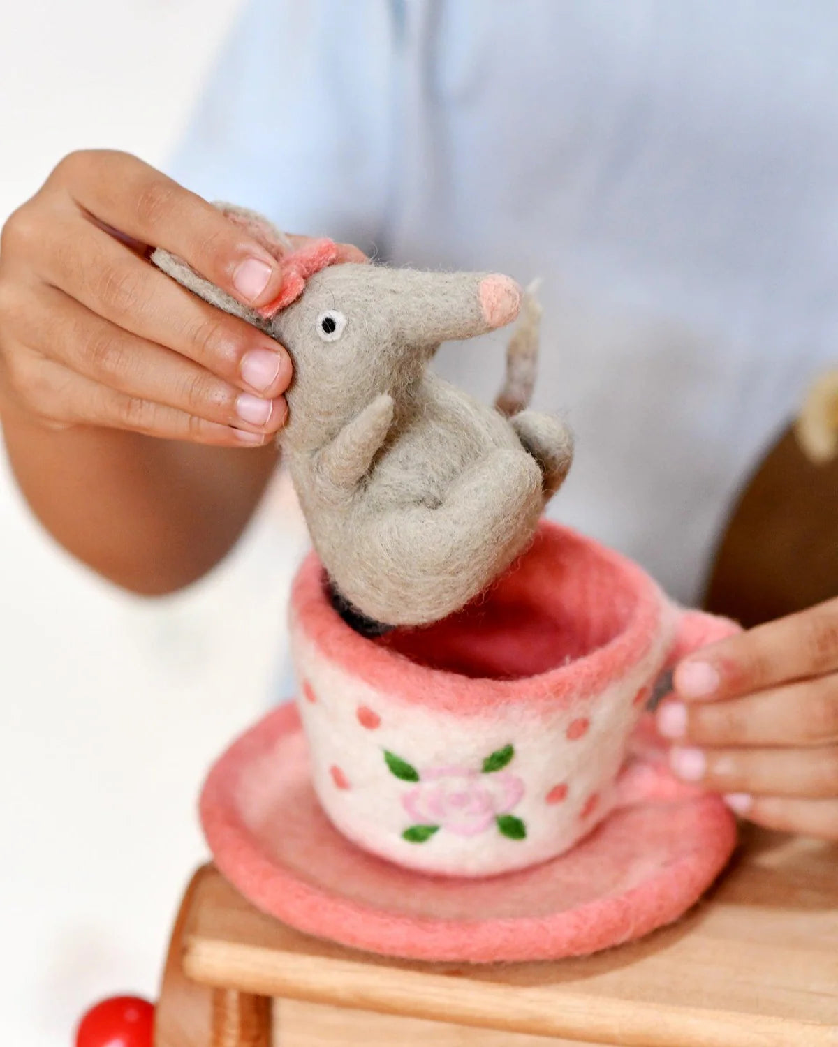 Felt Bilby in Tea Cup