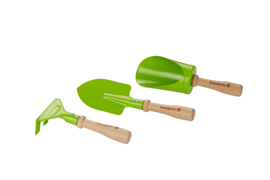 Assorted Garden Hand Tools - Rake, Trowel & Scoop