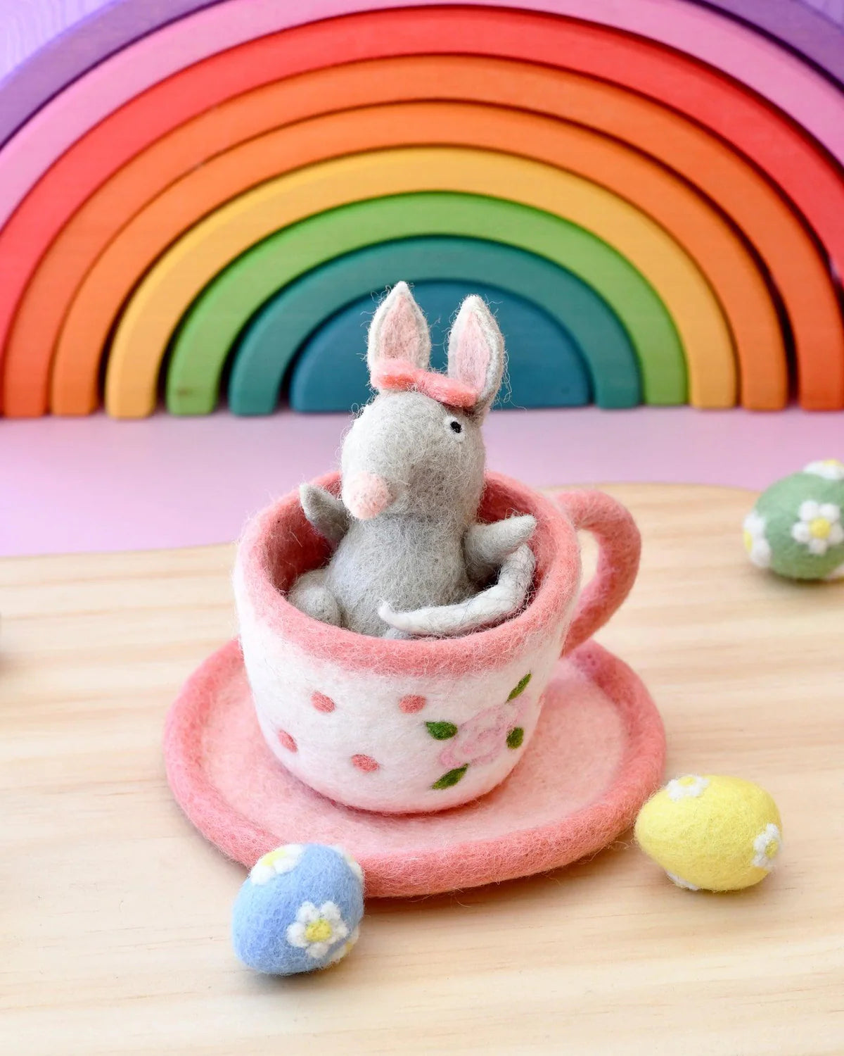 Felt Bilby in Tea Cup