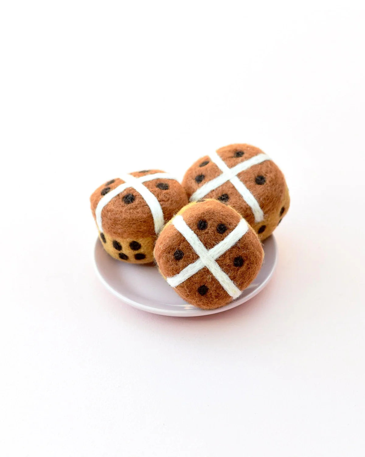 Felt Hot Cross Buns - Set of 3