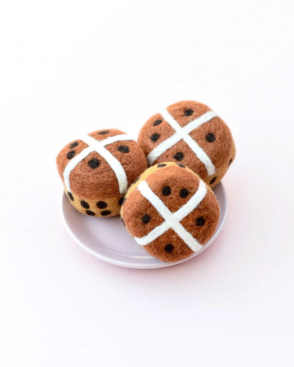 Felt Hot Cross Buns - Set of 3