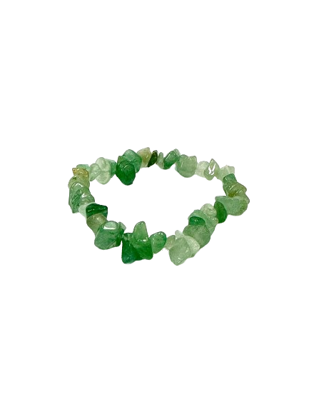 Green Aventurine Chip Bracelet