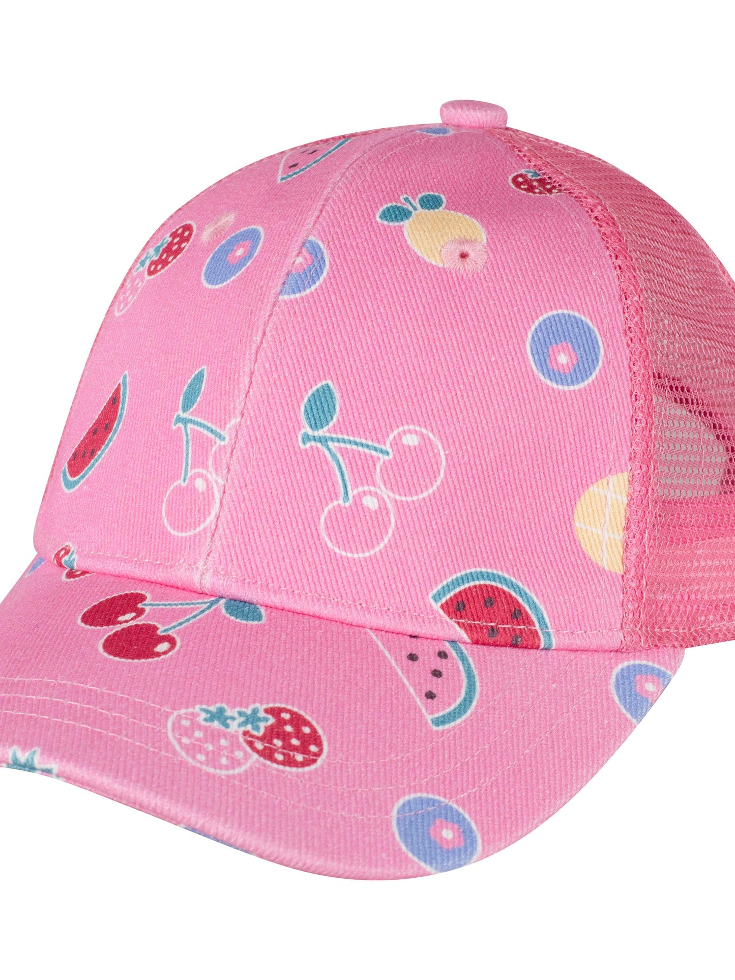 Pink Fruit Emoji Cap