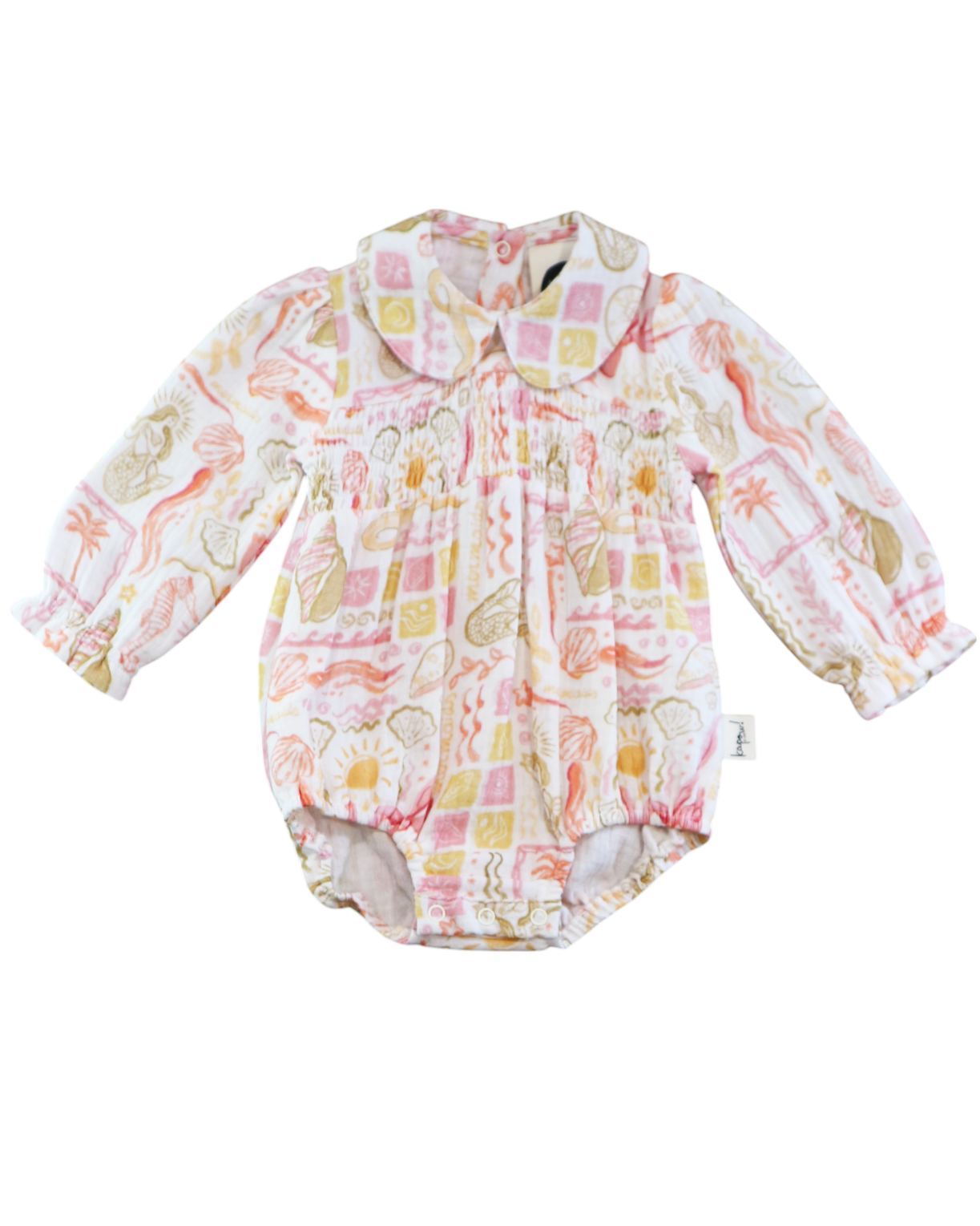 Mermaid Beach Collared Playsuit