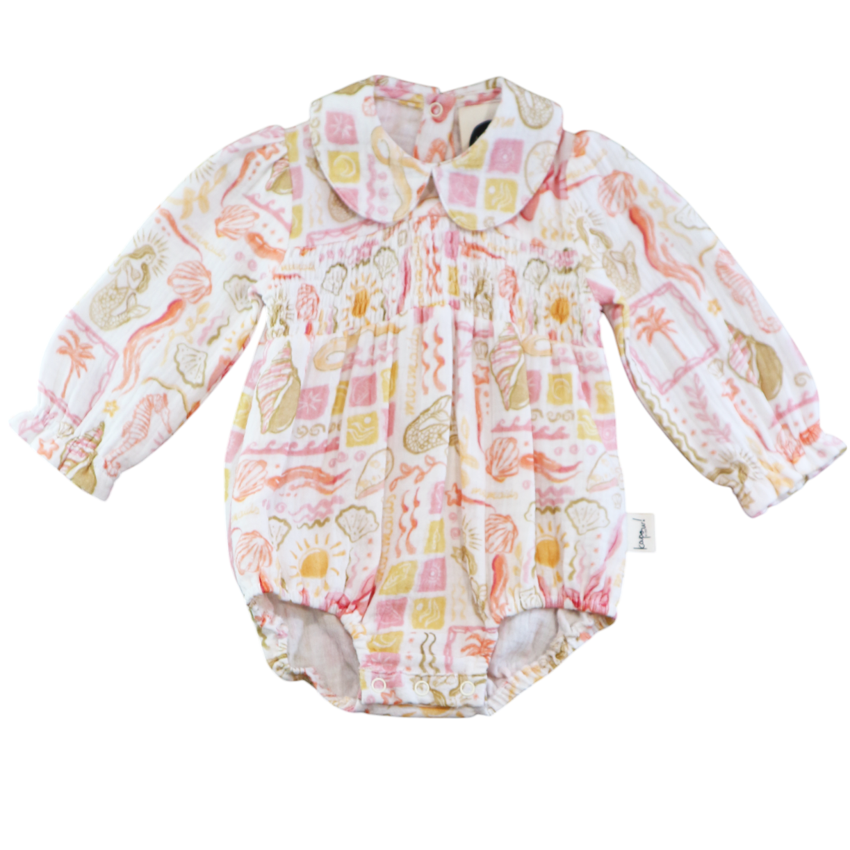 Mermaid Beach Collared Playsuit