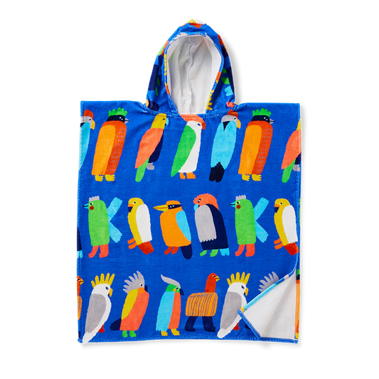 Kids Hooded Towel Flamin' Galahs