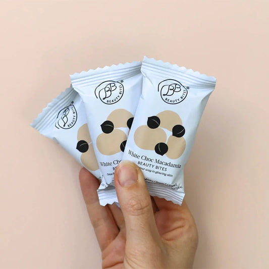 White Choc Macadamia Beauty Bites® 14bars x 32g