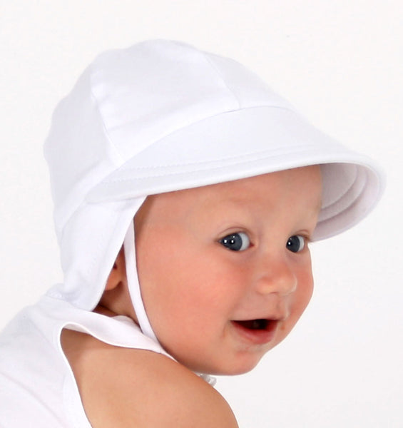 Legionnaire Hat with Strap in White