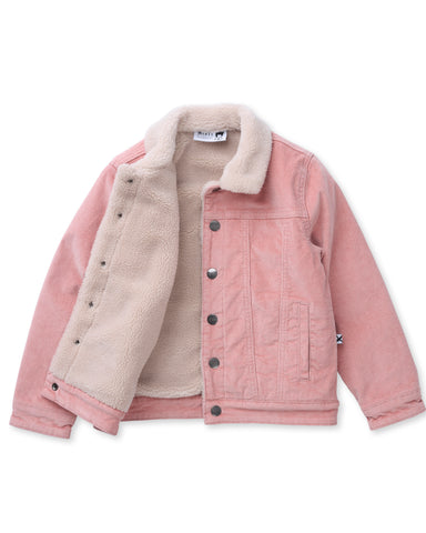 Teddy Lined Cord Bomber