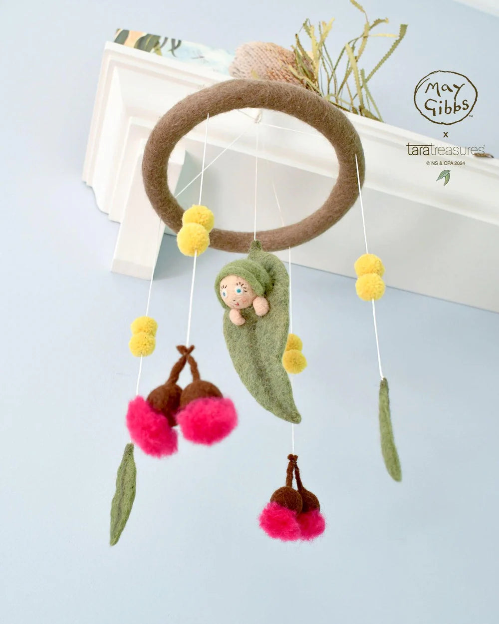 May Gibbs x Tara Treasures - Gumnut Baby Cot Mobile