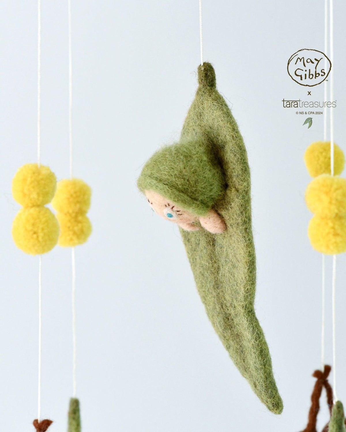May Gibbs x Tara Treasures - Gumnut Baby Cot Mobile