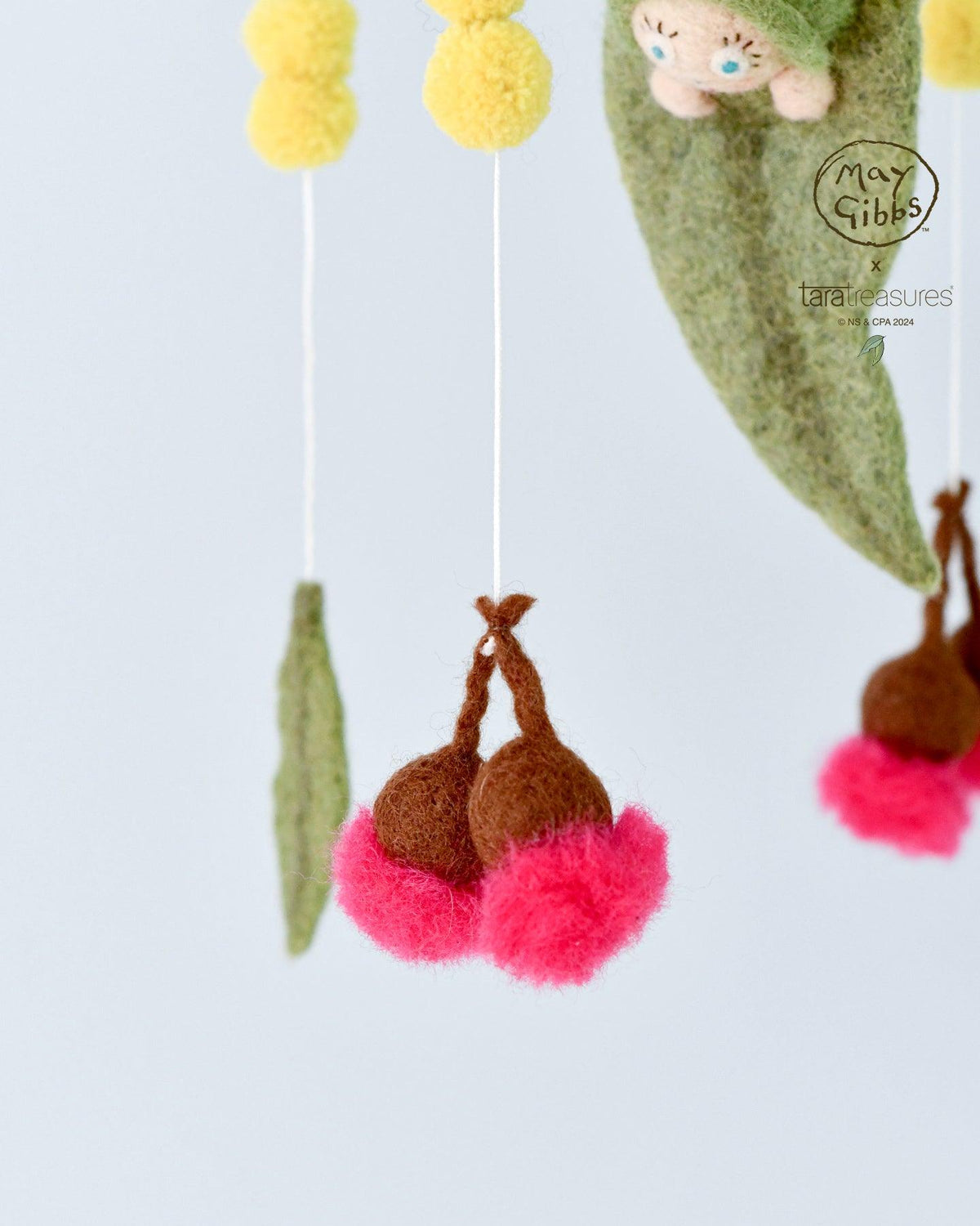 May Gibbs x Tara Treasures - Gumnut Baby Cot Mobile