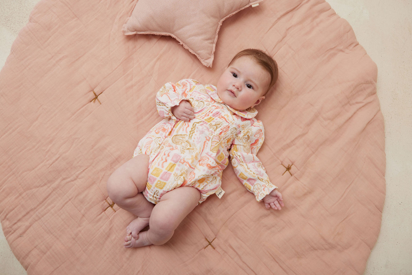 Mermaid Beach Collared Playsuit
