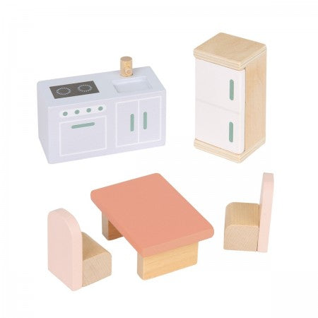 Mini Folding Doll House (with furniture)