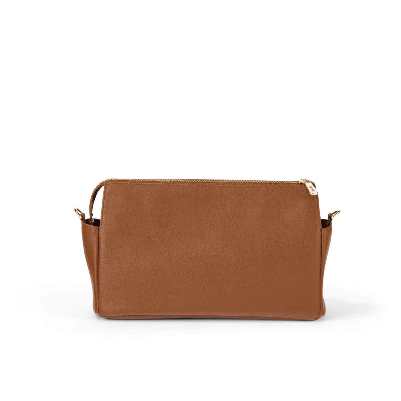 Multitasker Pram Caddy - Chestnut Brown Vegan Leather