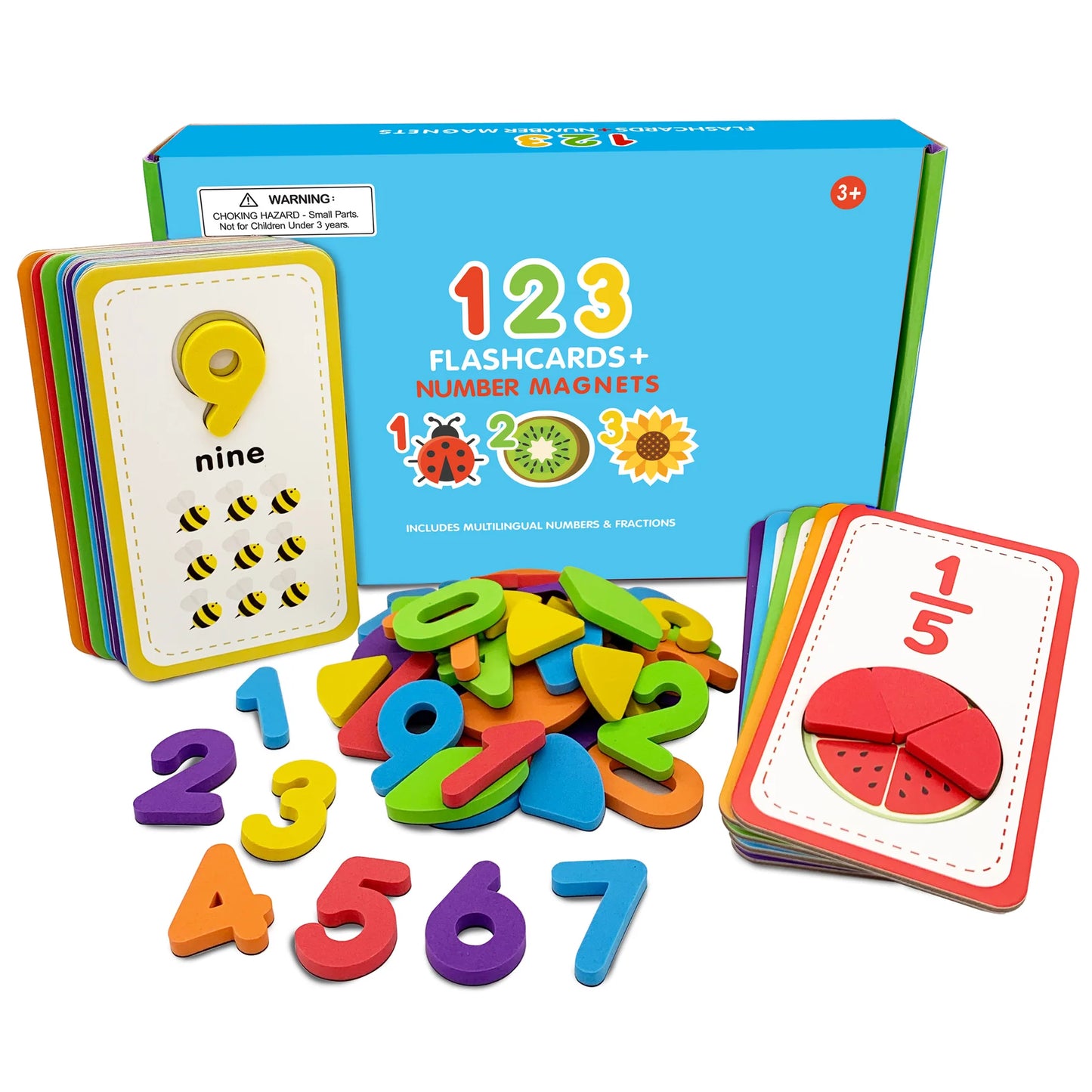 Flashcards and 123 Magnetic Numbers