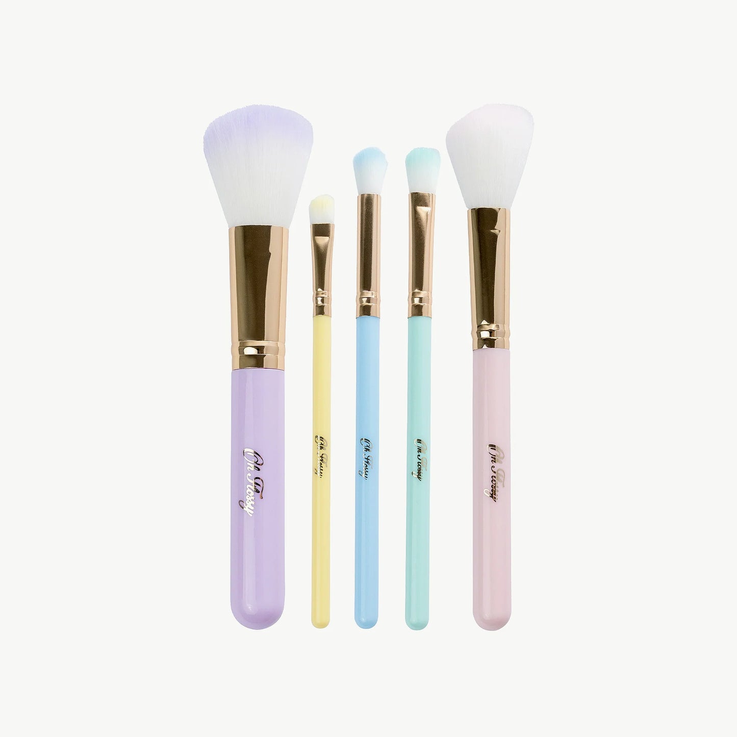 5-Piece Rainbow Makeup Brush Set