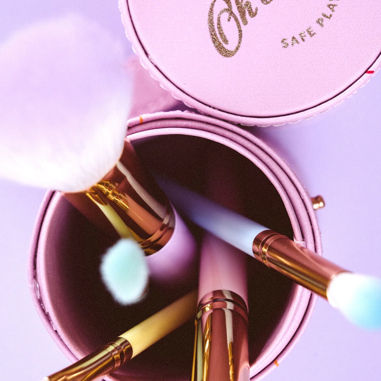 5-Piece Rainbow Makeup Brush Set