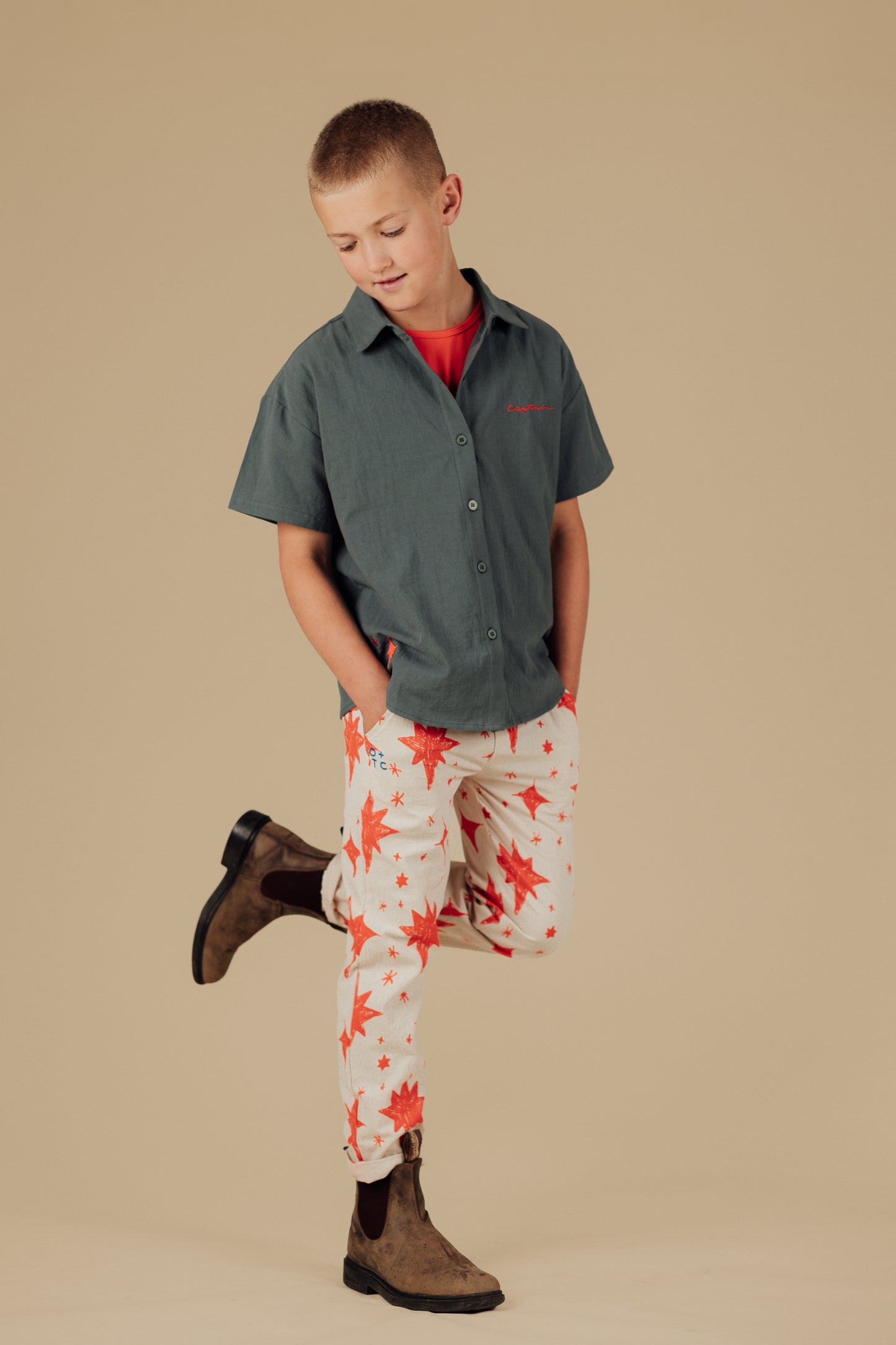 Howdy Star Spruce Short Sleeve Shirt