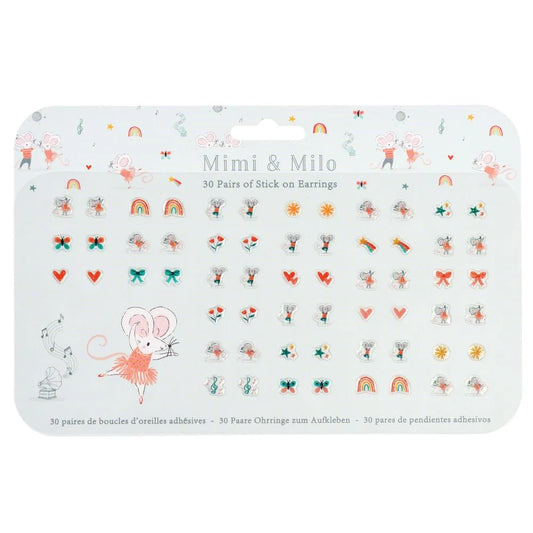 Stick on Earrings - Mimi and Milo