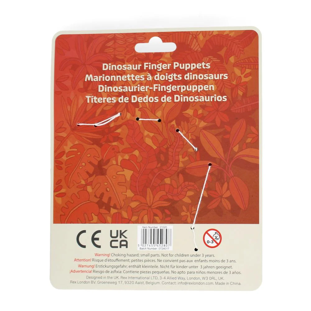 Dinosaur Finger Puppets