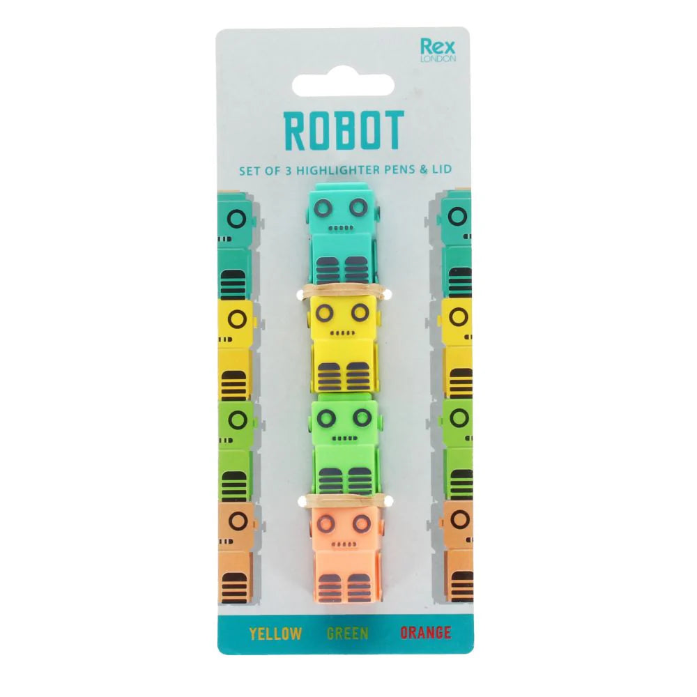 Stackable Highlighters – Robot
