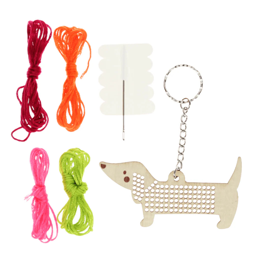 Stitch Your Own Keyring - Sausage Dog