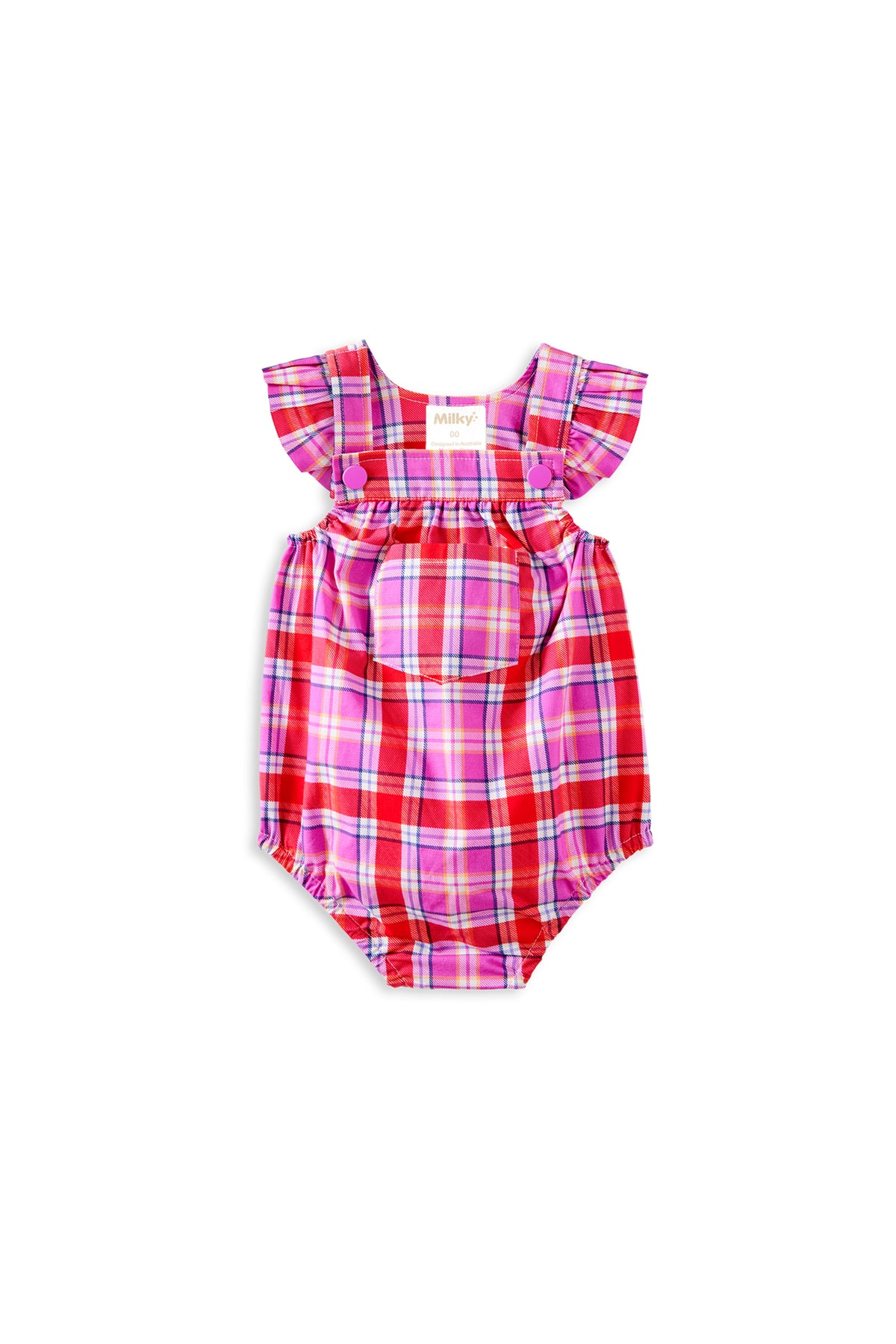 Sunset Plaid Playsuit