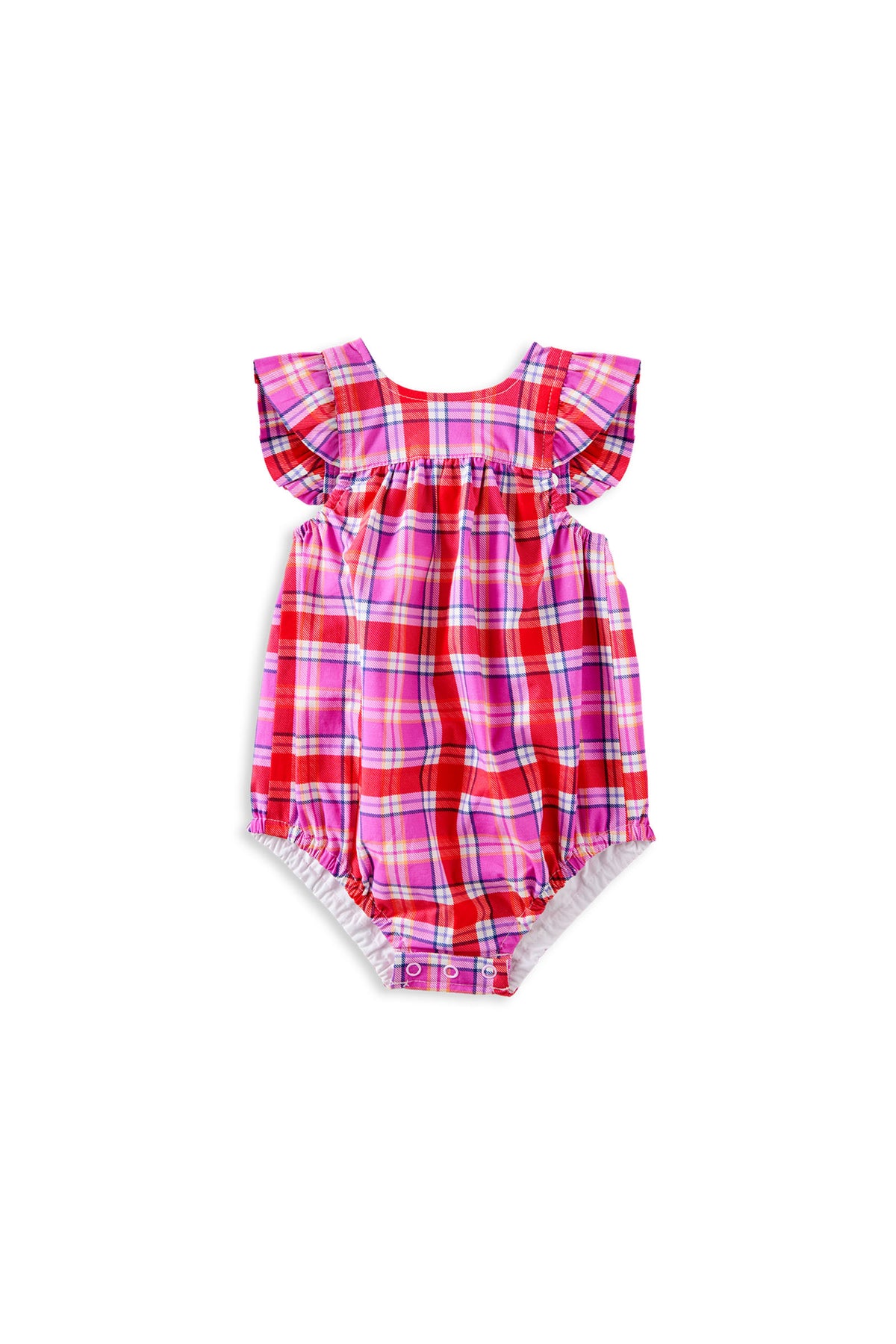 Sunset Plaid Playsuit