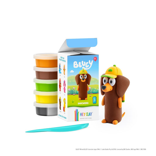 Hey Clay Snickers Single Character - Bluey