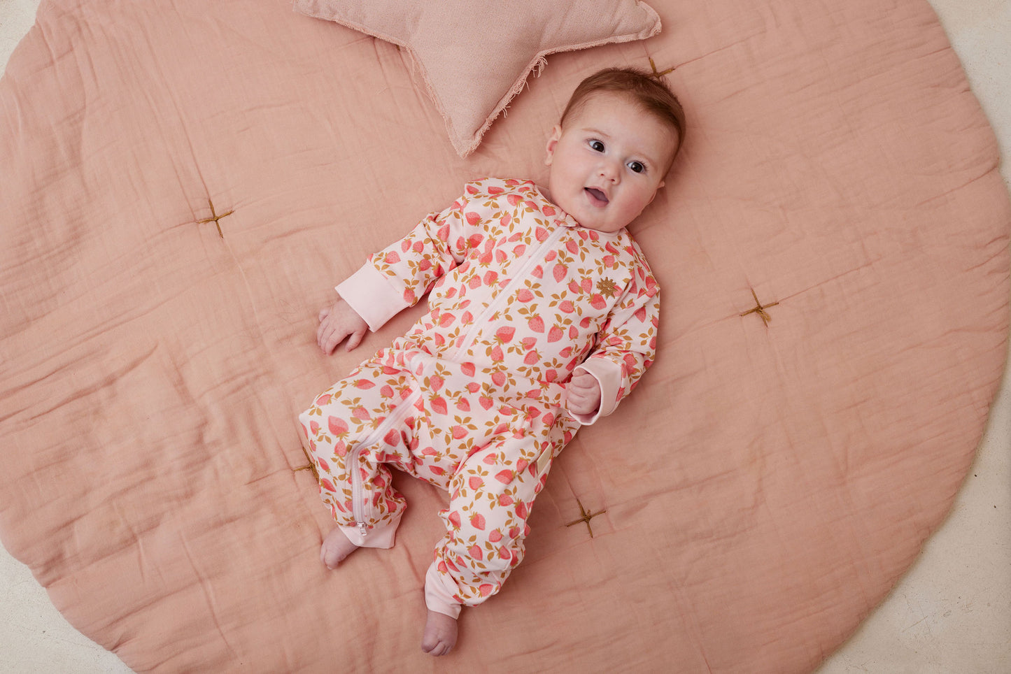 Strawberry Dreams Zip All-In-One