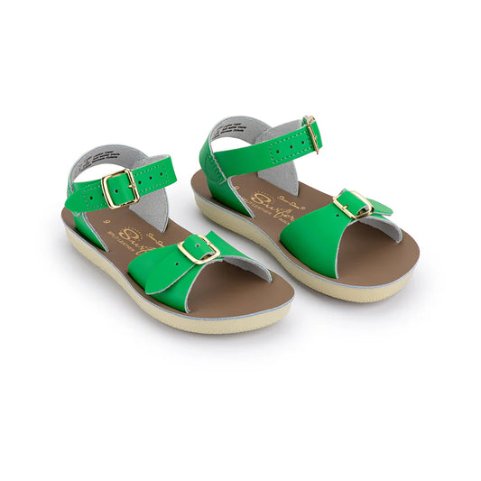 Kelly Green Hook & Loop Sun-Surfer Sandal