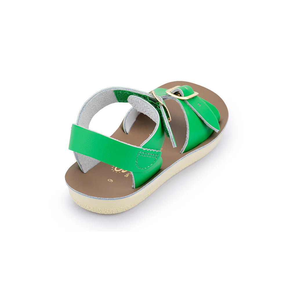 Kelly Green Hook & Loop Sun-Surfer Sandal