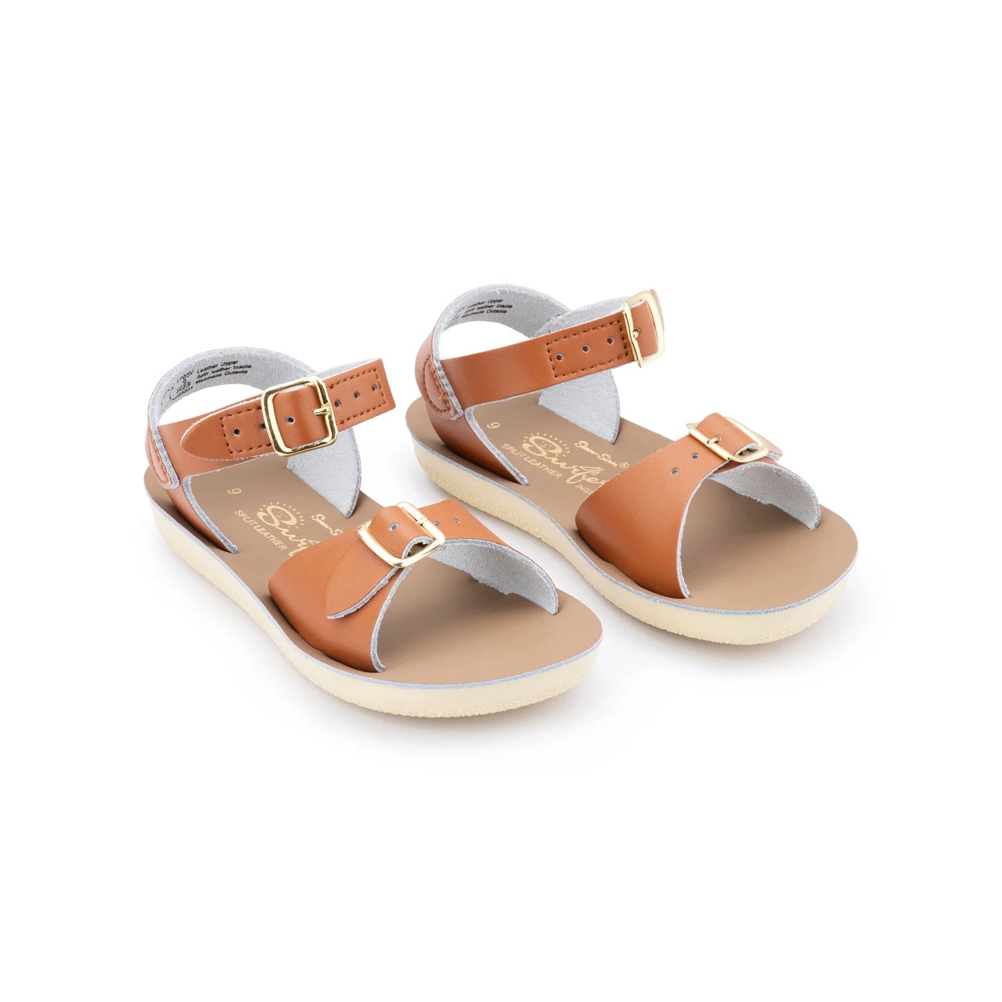 Tan Hook & Loop Sun-San Surfer Sandal