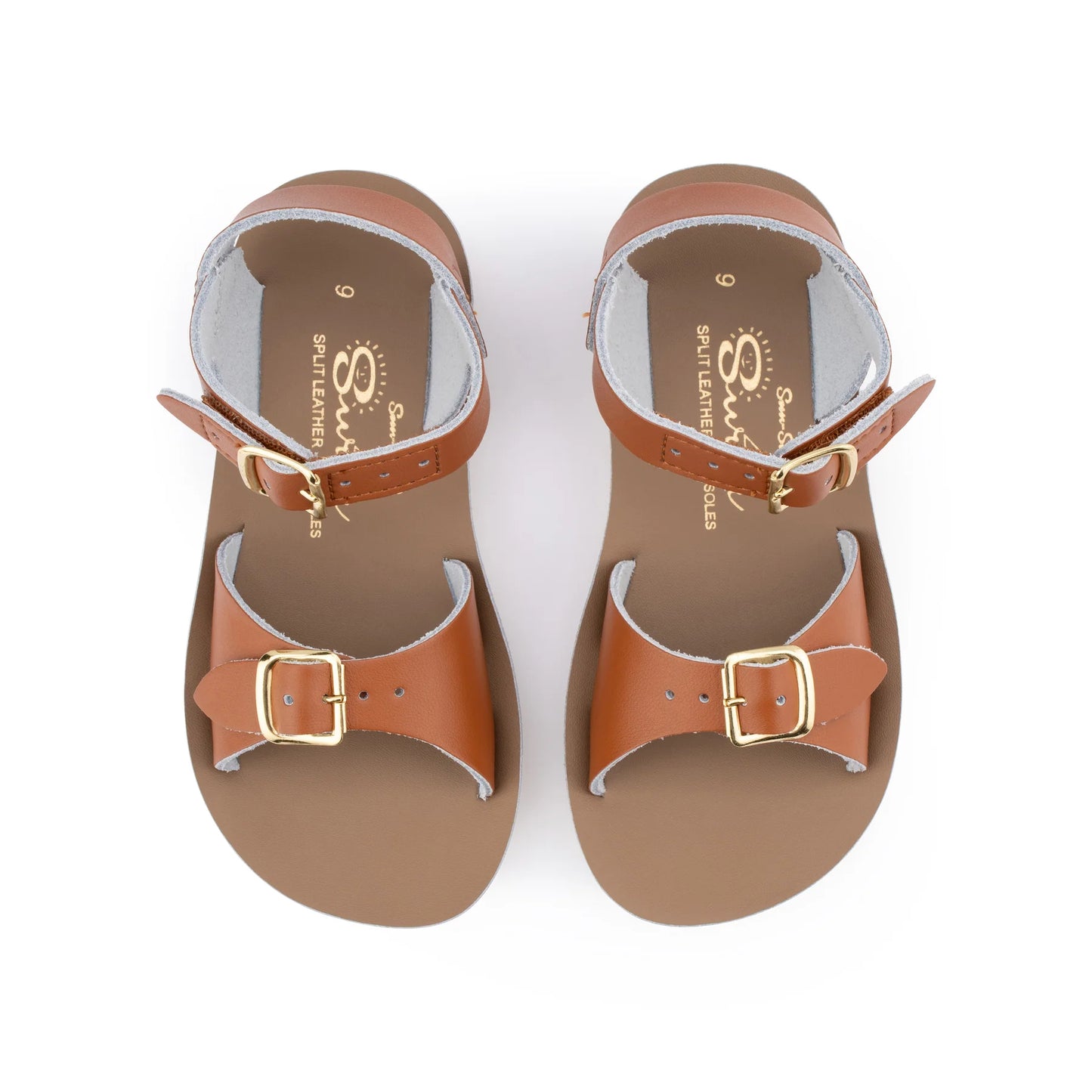 Tan Hook & Loop Sun-San Surfer Sandal