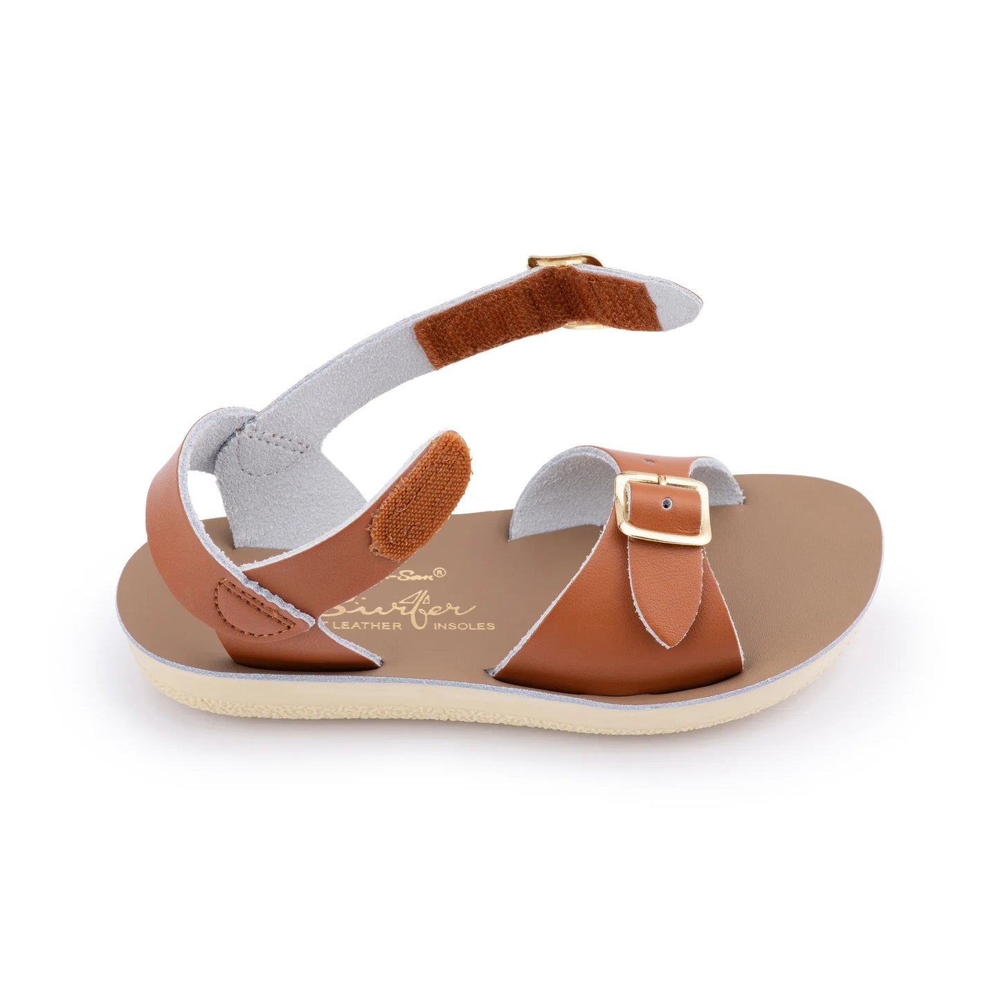 Tan Hook & Loop Sun-San Surfer Sandal