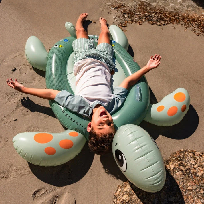 Turtle Chewing Inflatable Inflatable Ride On Turtle - 140 cm – Sugar & Spice - The Baby Shop