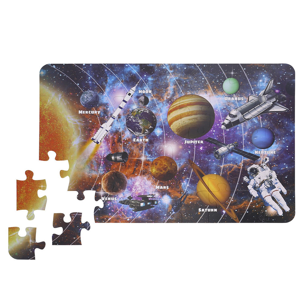 The Solar System Floor Puzzle