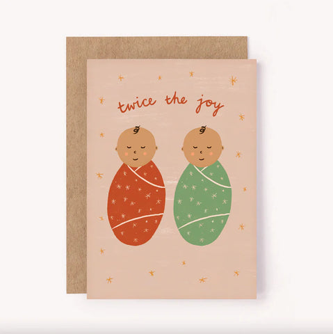 Twins! - New Baby Card