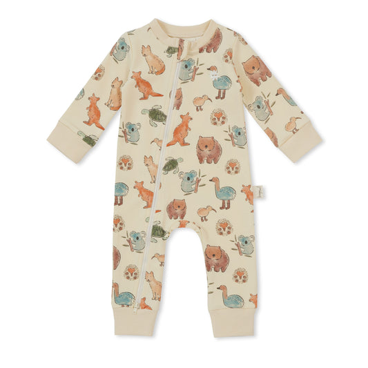 Wild Wonders Zip-All-In-One Romper