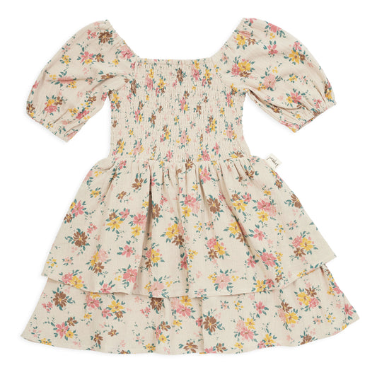 Yasmin Shirred Dress