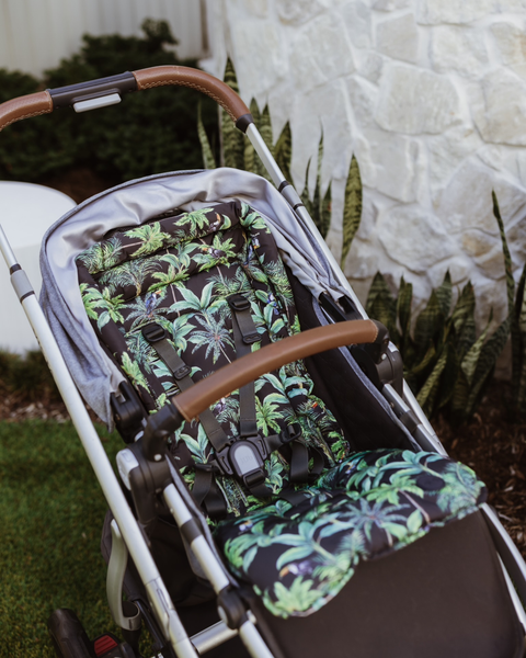 Reversible Pram Liner - Tropical