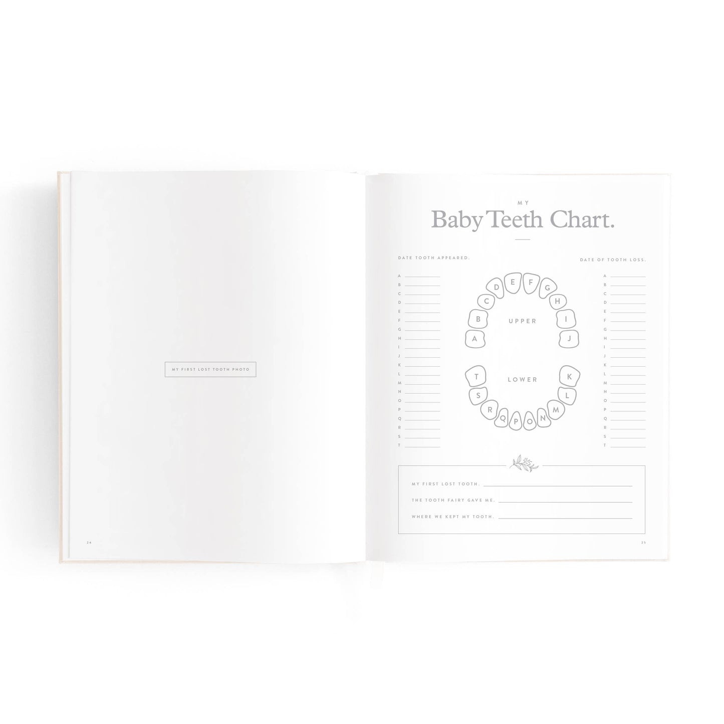 Mini Baby Book - Oatmeal