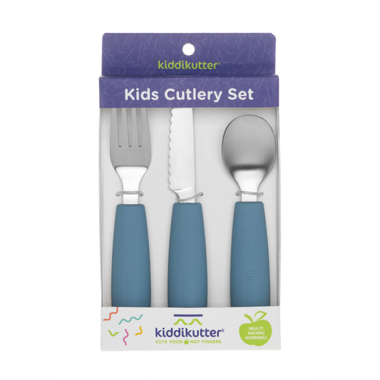KiddiKutter Cutlery Set Sky Blue