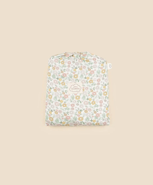 Organic Cotton Cot Sheet - Daisies