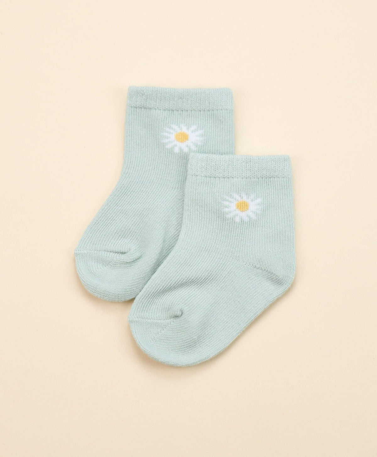 Organic Cotton Baby Socks - Daisies