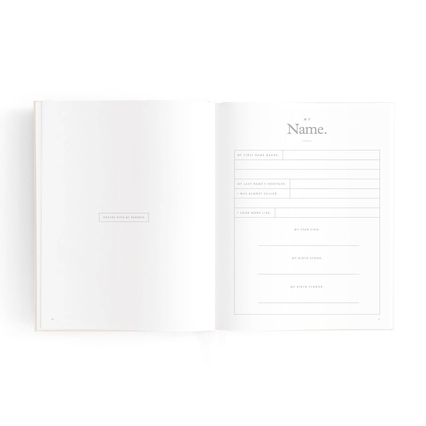 Mini Baby Book - Oatmeal